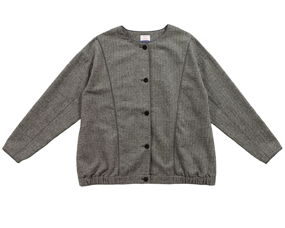 ATTACHMENT 23AW ノーカラーブルゾン 極楽FITノーカラーブルゾン23AW
